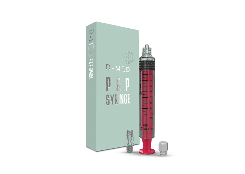 D-MED PRP Syringe v pakiranju