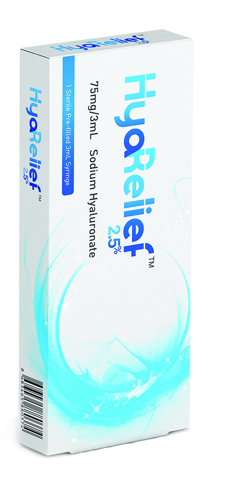 HyaRelief 2,5 %, 75 mg v 3 ml